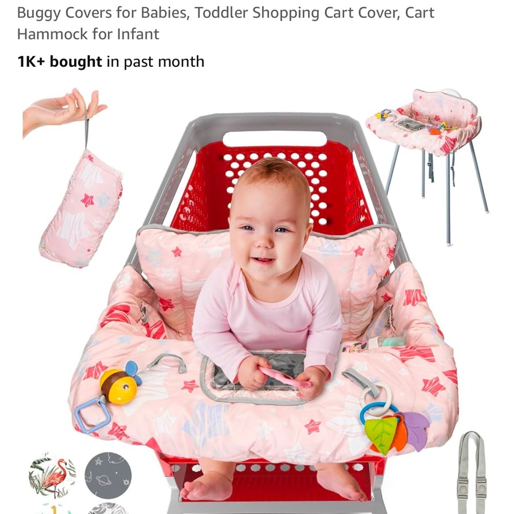 Pillani Shopping  cart cover 
NWT